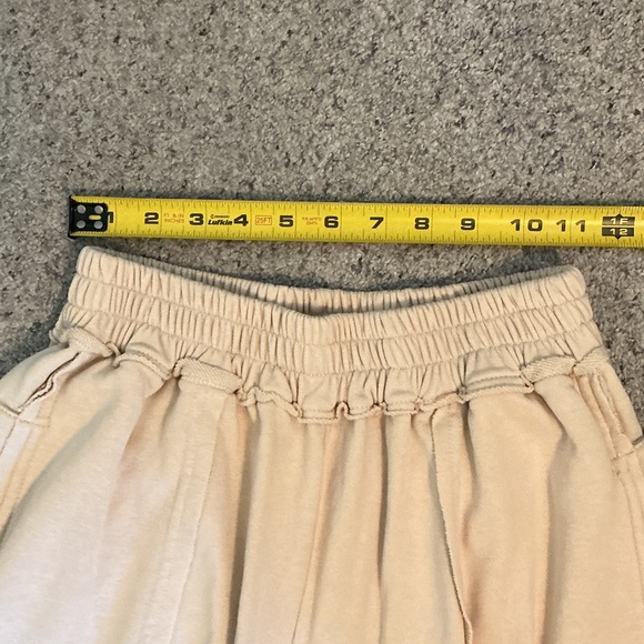 Oli & Hali Star Wide Leg Pants ~ Cream & Brown - Picture 6 of 9